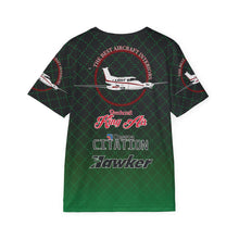 Load image into Gallery viewer, Aviation Crew Jersey — Citation Hawker Graphic Sports Tee
